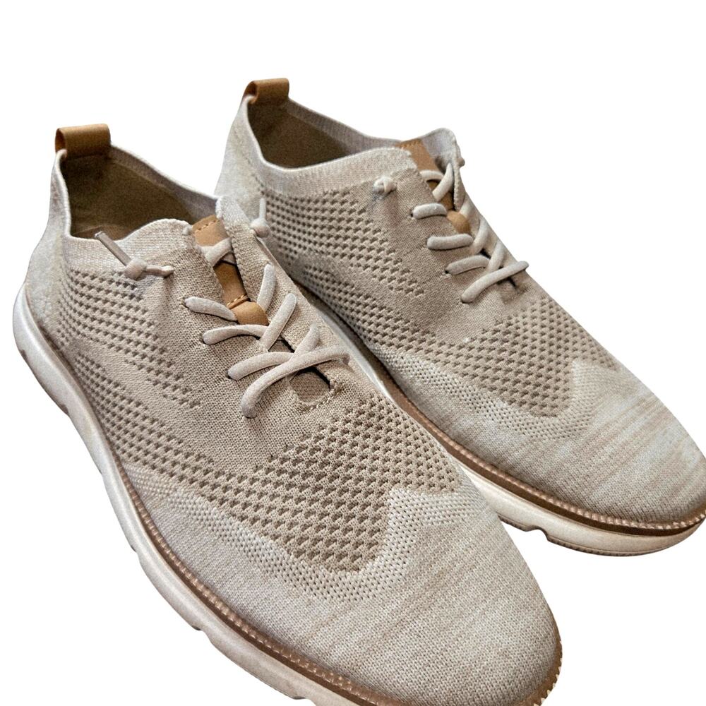 Men's 11.5 (45) Tan Light Weight Casual Shoe Loafers Slip On 11 1/2